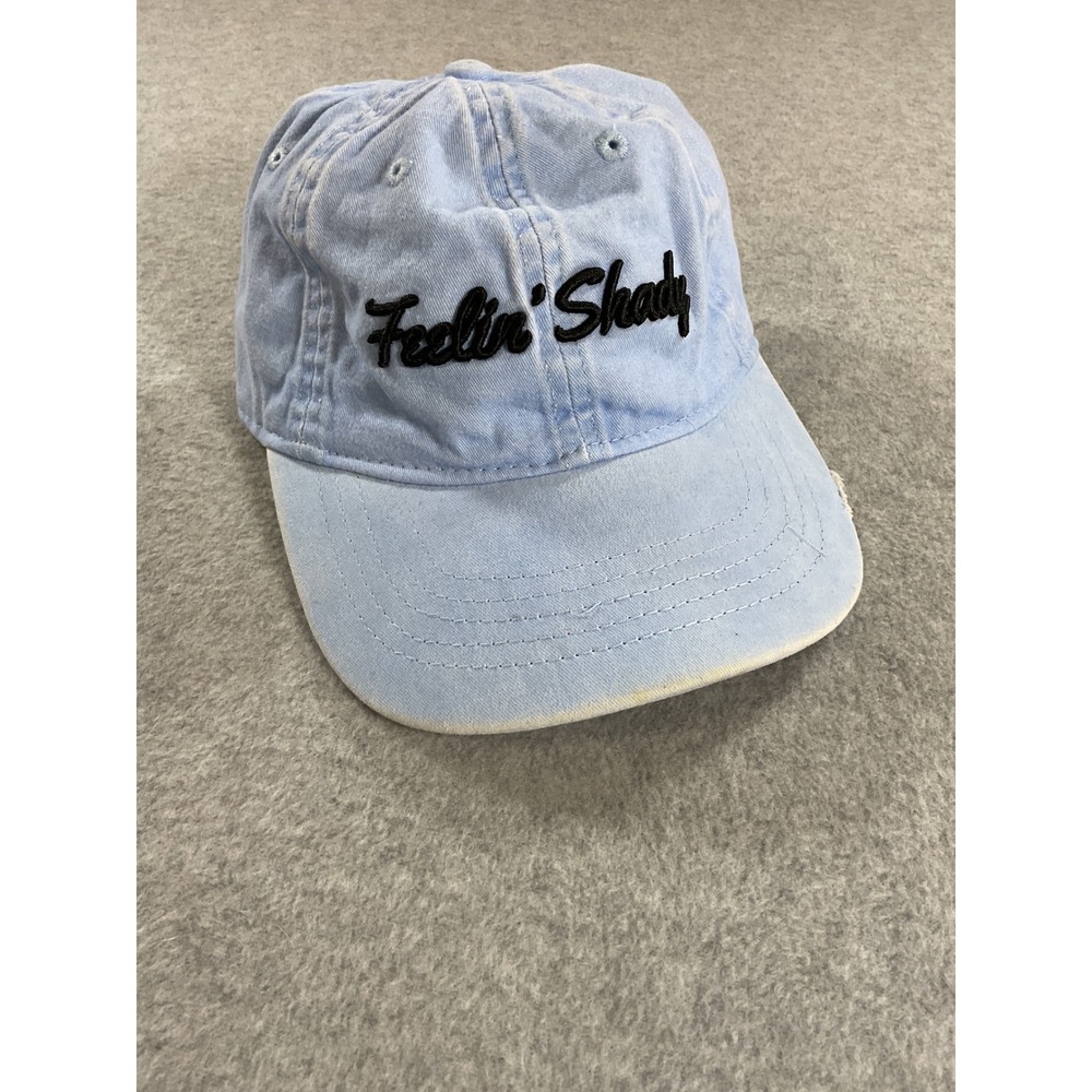 Infinity Headwear Feelin Shady Blue Denim Tiger Print Baseball Cap Dad Hat OSFM
